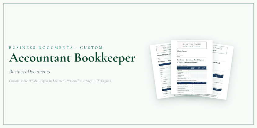 Business Documents — Custom