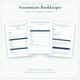 Business Documents — Essential — Sample document pages