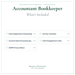 Business Documents — Essential — What's included