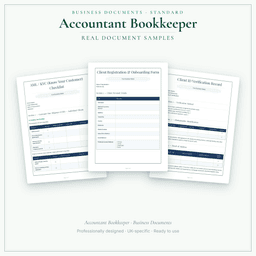 Business Documents — Standard — Sample document pages