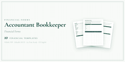 Financial Forms Bundle — Standard — Product overview