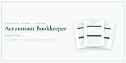 Financial Forms Bundle — Custom — Product overview