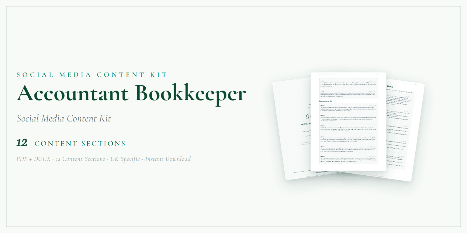 Social Media Content Kit — Product overview