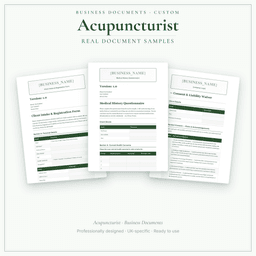 Business Documents — Custom — Sample document pages