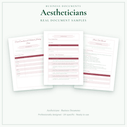 Business Documents — Premium — Sample document pages