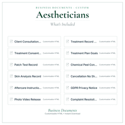 Business Documents — Custom — What's included