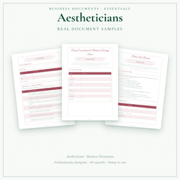Business Documents — Essential — Sample document pages