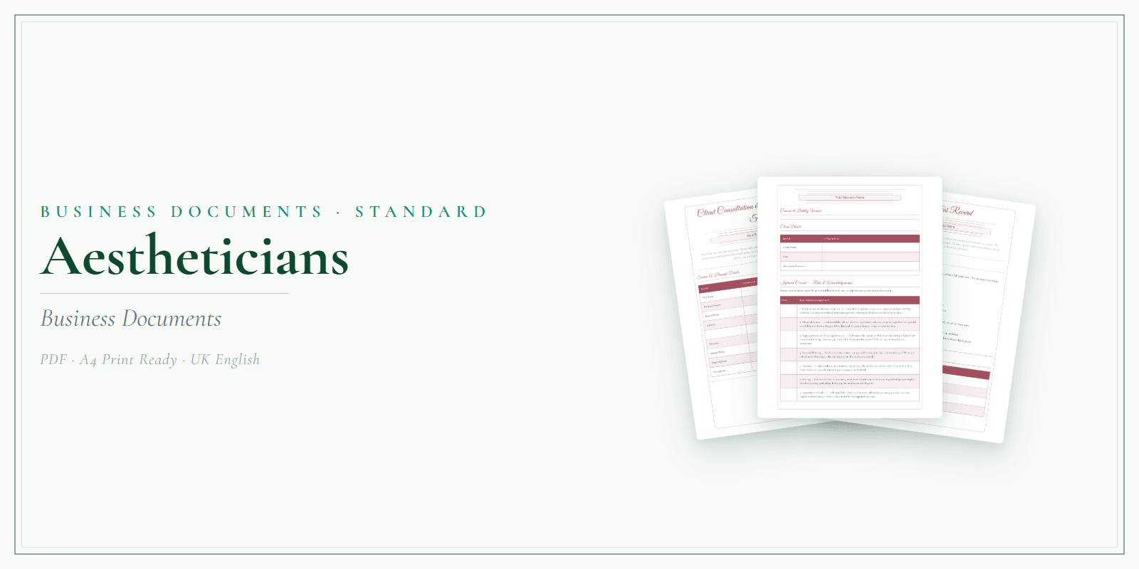 Business Documents — Standard — Product overview