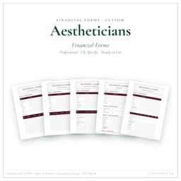 Financial Forms Bundle — Custom — Product card