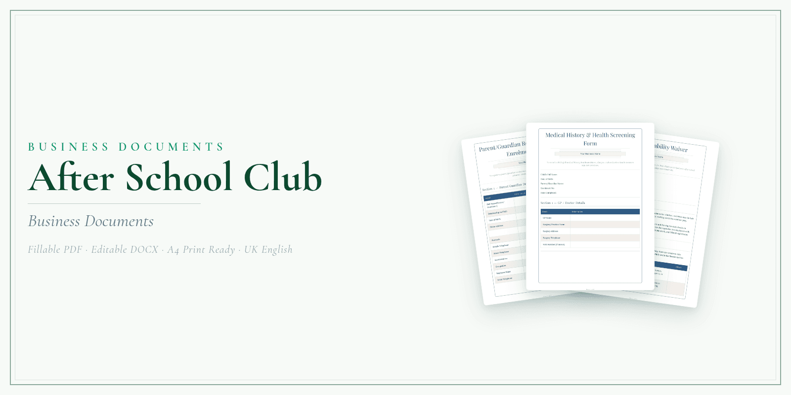 Business Documents — Premium