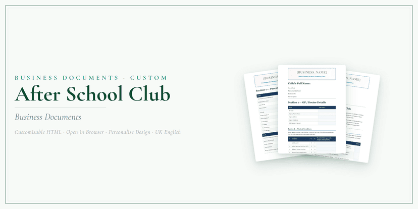 Business Documents — Custom