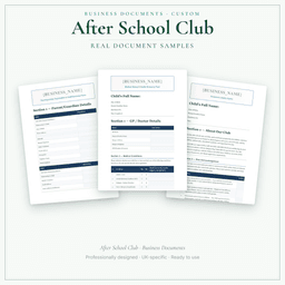 Business Documents — Custom — Sample document pages