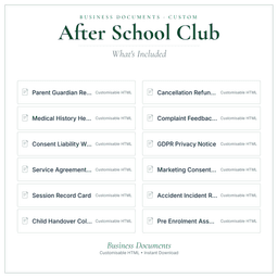 Business Documents — Custom — What's included