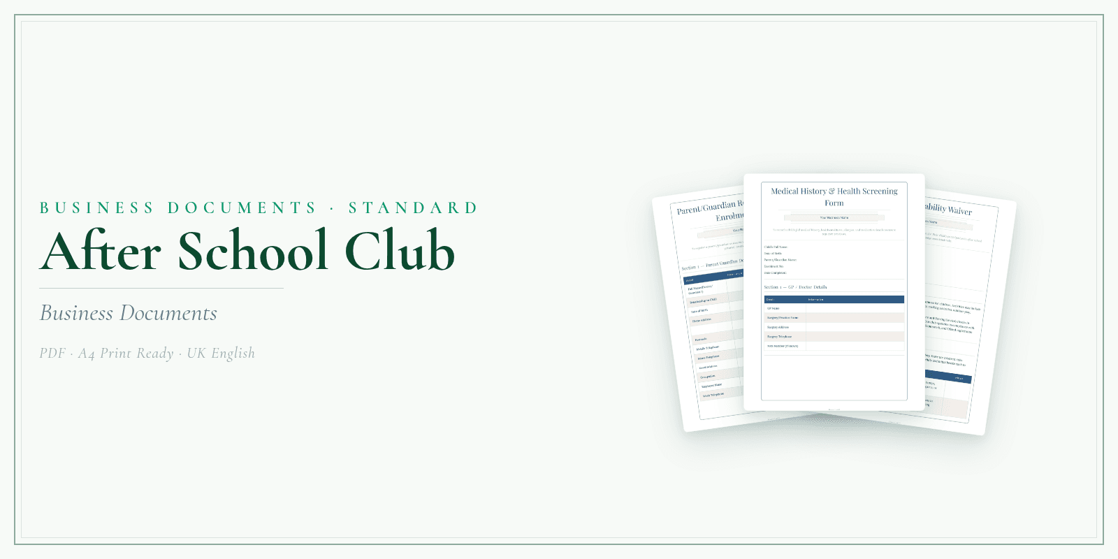 Business Documents — Standard