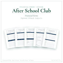 Financial Forms Bundle — Custom — Product card