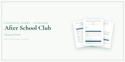 Financial Forms Bundle — Standard — Product overview