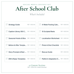 Social Media Content Kit — What's included