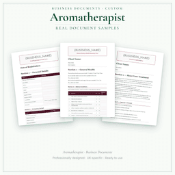 Business Documents — Custom — Sample document pages