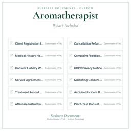 Business Documents — Custom — What's included