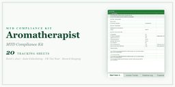 Aromatherapist — MTD Compliance Kit — Premium, Excel workbook product overview
