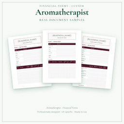 Financial Forms Bundle — Custom — Sample document pages