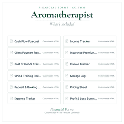 Financial Forms Bundle — Custom — What's included