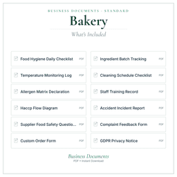 Business Documents — Standard — What's included