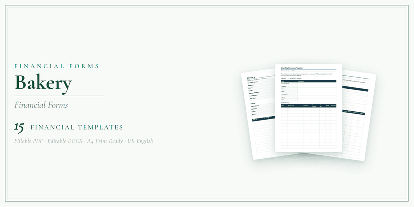 Financial Forms Bundle — Standard