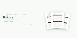 Financial Forms Bundle — Custom — Product overview