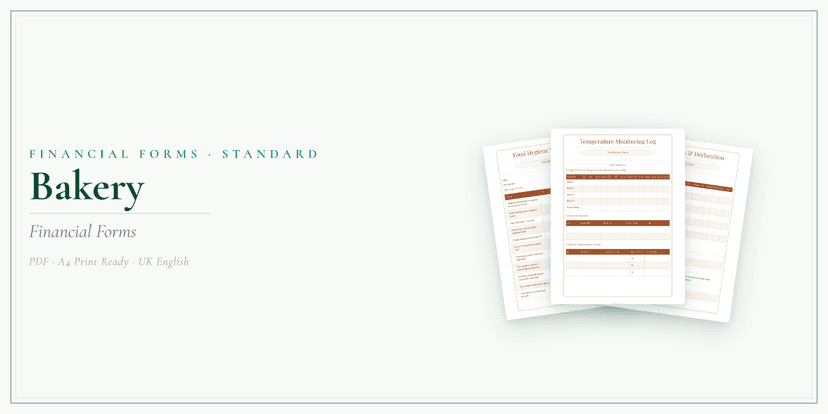 Financial Forms Bundle — Standard