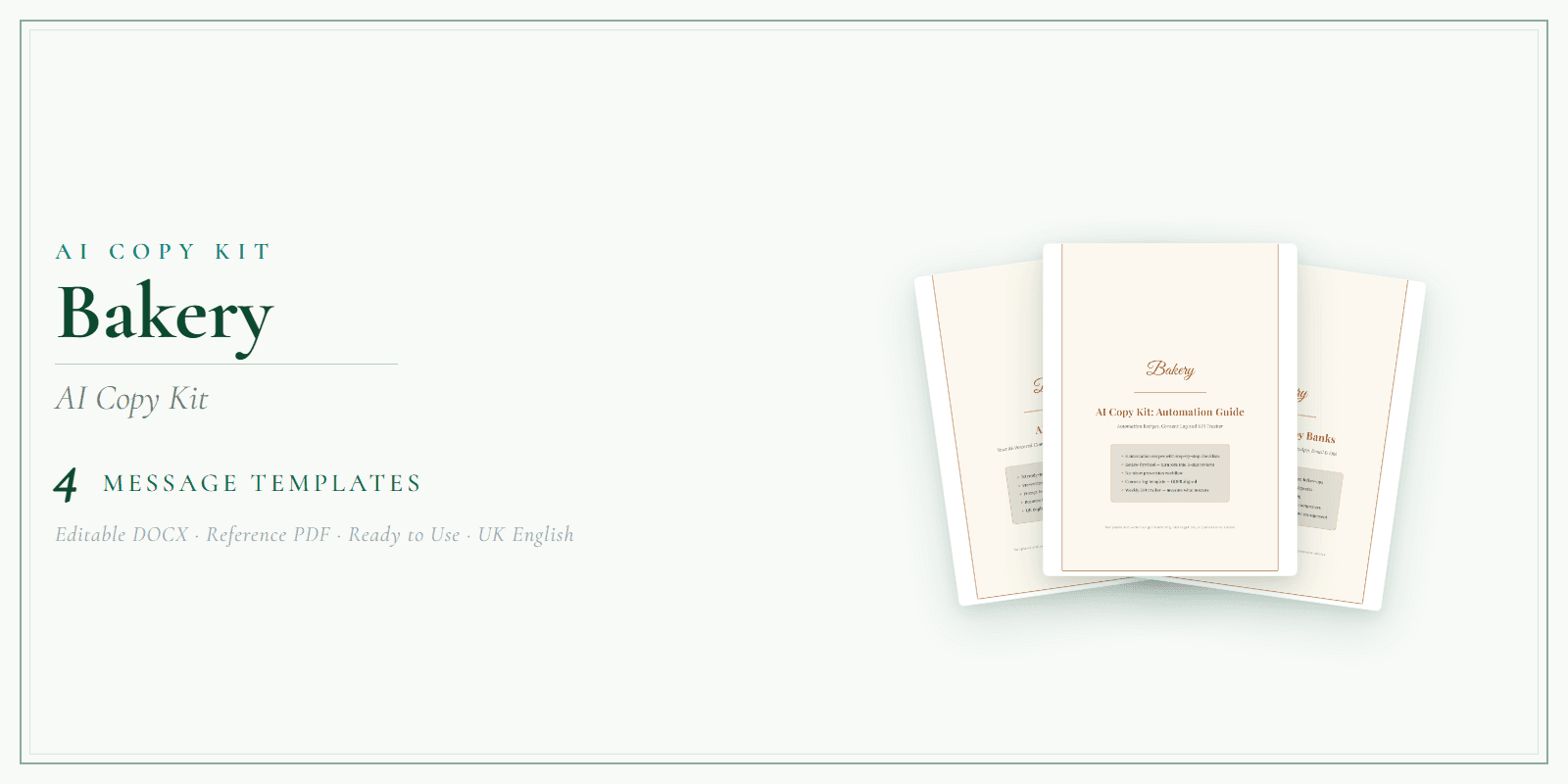 AI Copy Kit — Product overview