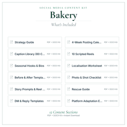 Social Media Content Kit — What's included