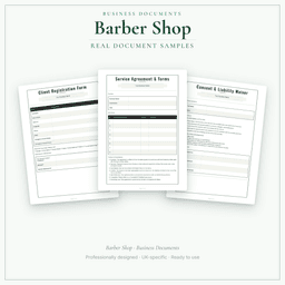 Business Documents — Standard — Sample document pages