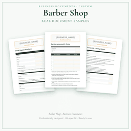 Business Documents — Custom — Sample document pages