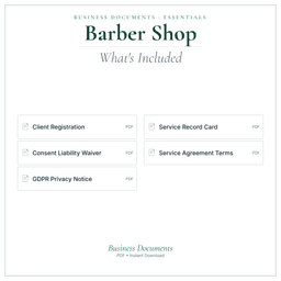 Business Documents — Essential — What's included