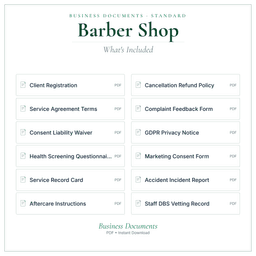 Business Documents — Standard — What's included