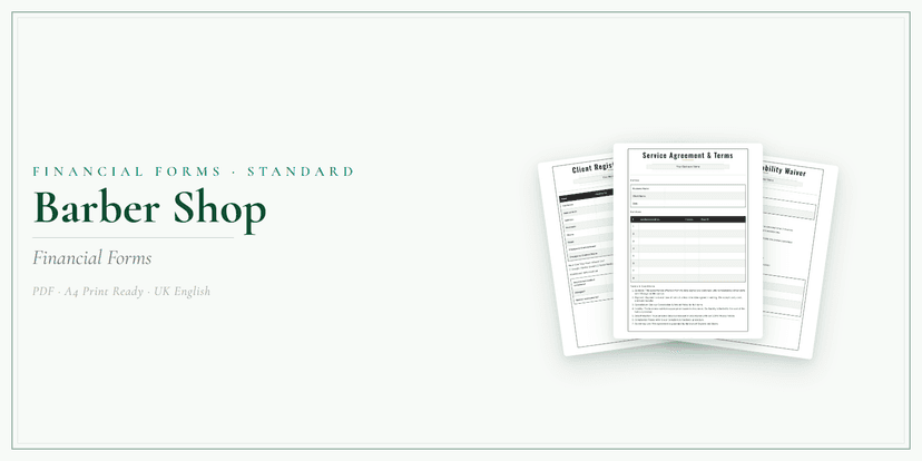 Financial Forms Bundle — Standard