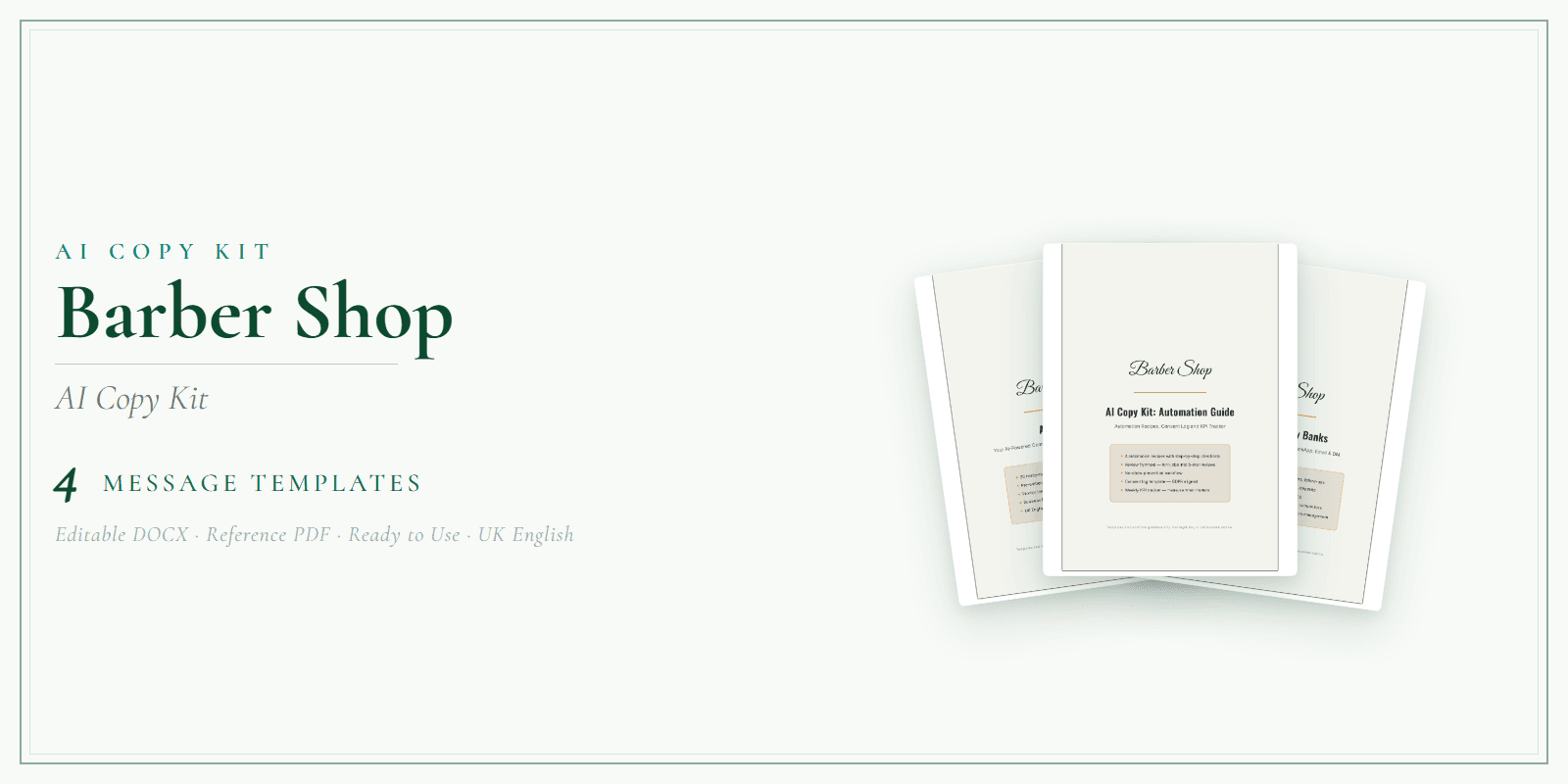 AI Copy Kit — Product overview