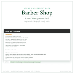 Barber Shop — Round Management Pack, PDF product preview