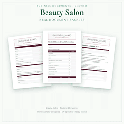 Business Documents — Custom — Sample document pages