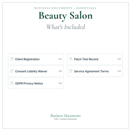 Business Documents — Essential — What's included