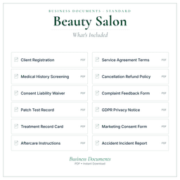 Business Documents — Standard — What's included