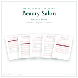 Financial Forms Bundle — Standard — Product card