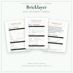 Business Documents — Custom — Sample document pages