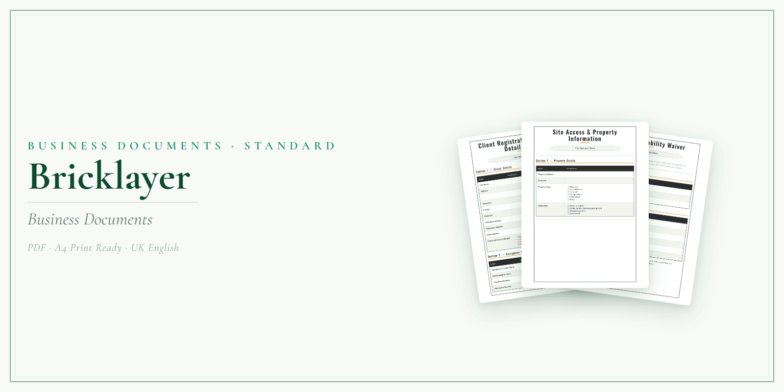 Business Documents — Standard — Product overview