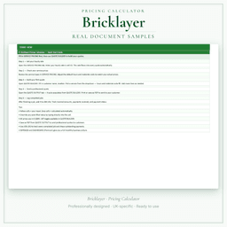 Pricing Calculator — Premium — Sample document pages