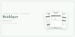 Financial Forms Bundle — Standard — Product overview