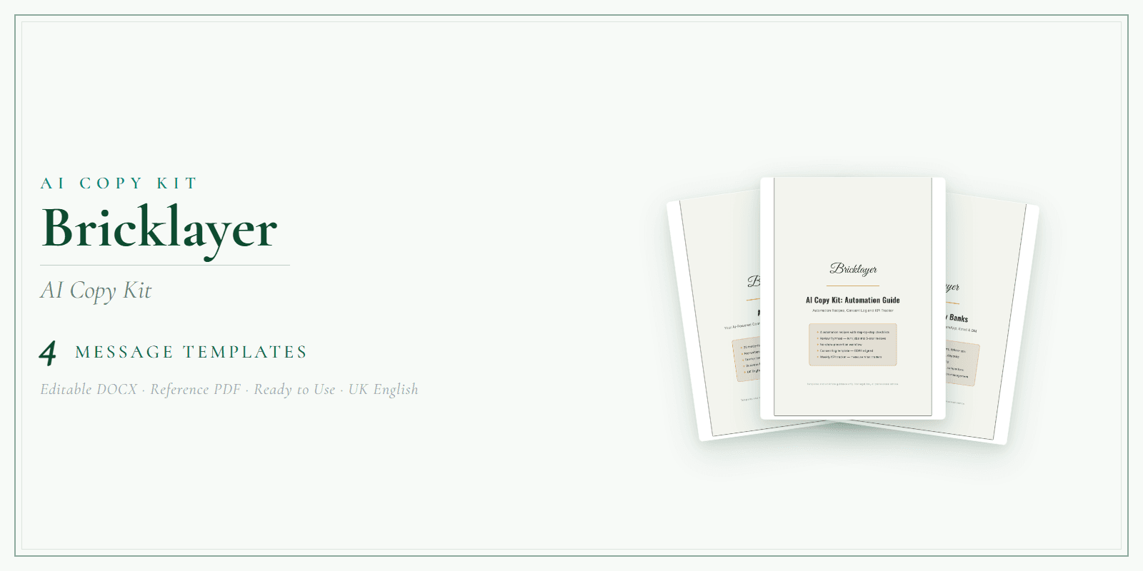 AI Copy Kit — Product overview