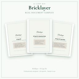 AI Copy Kit — Sample document pages