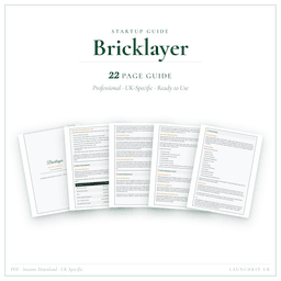 Bricklayer — Startup Guide, PDF guide product preview